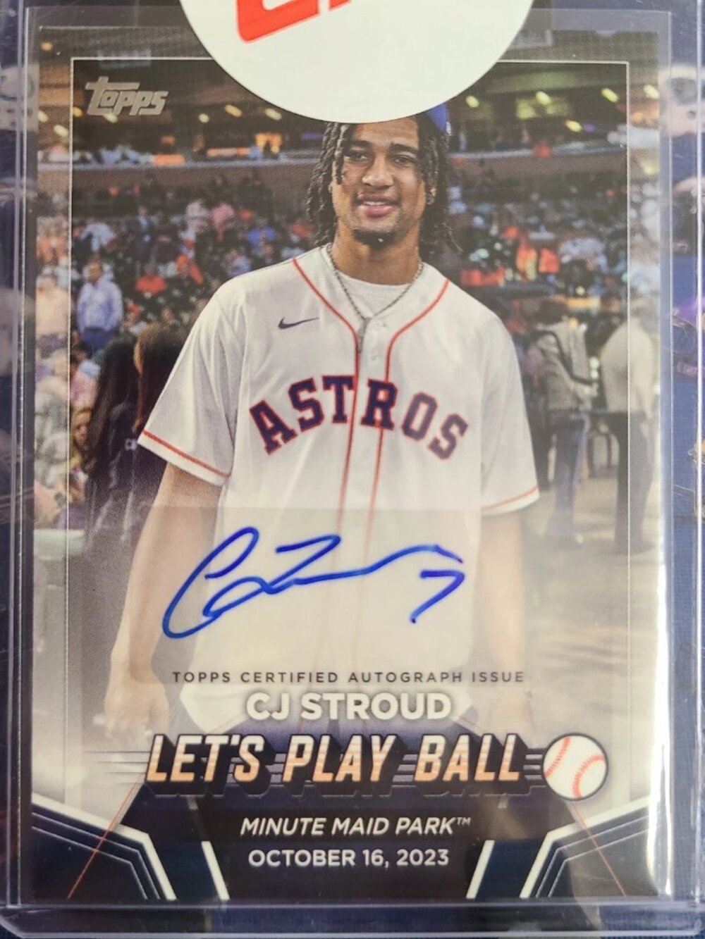 2024 Topps Series 2 - 2023 Play Ball Autograph CJ Stroud Auto #PBA-CJS